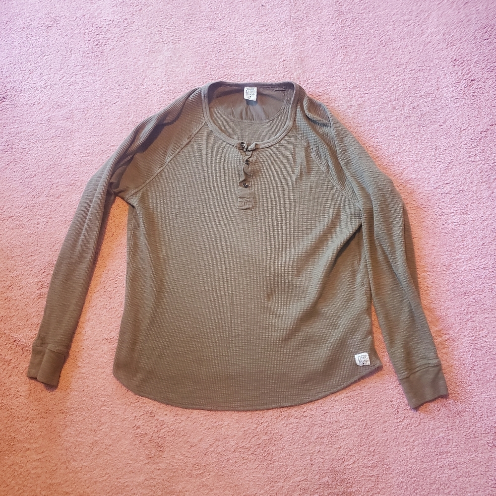 Lucky brand olive green Henley